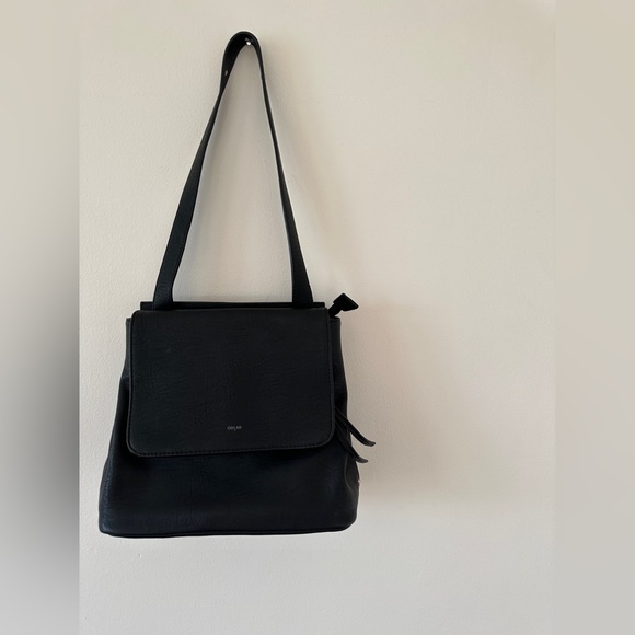 SOLD Co-Lab Goat Leather Shoulder Satchel Purse - Picture 2 of 11